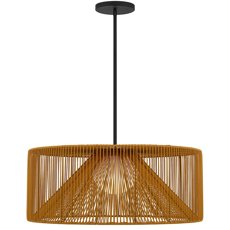 Alteck Key west 30 inch LED Outdoor Pendant in Black