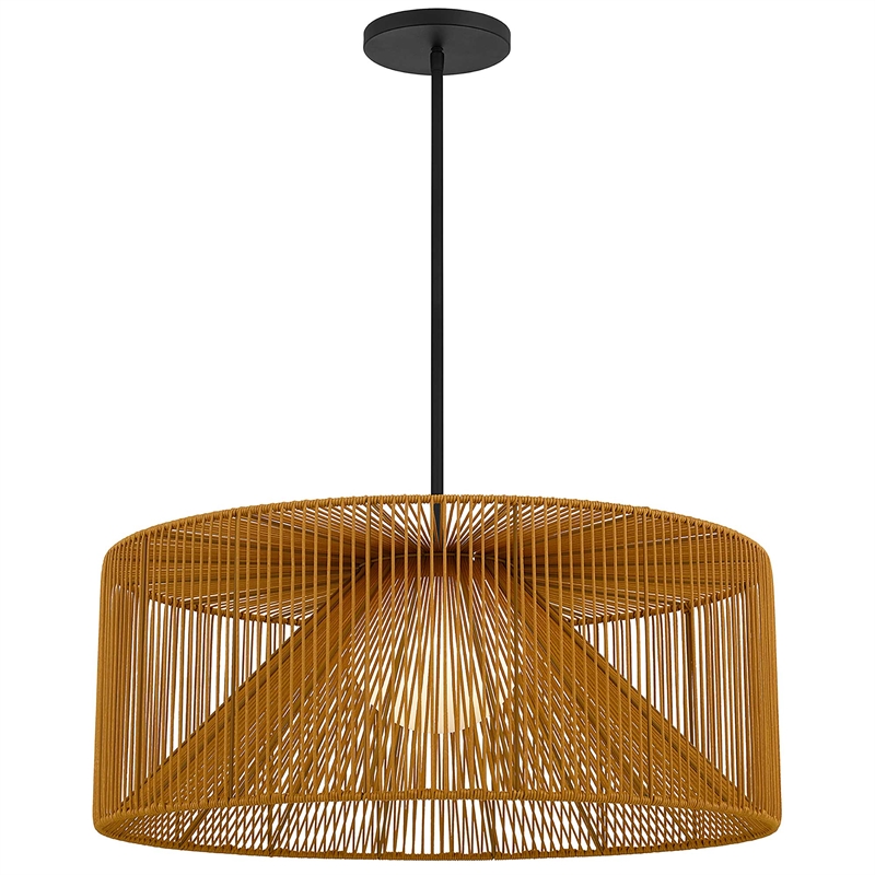 Alteck Key west 30 inch LED Outdoor Pendant in Black