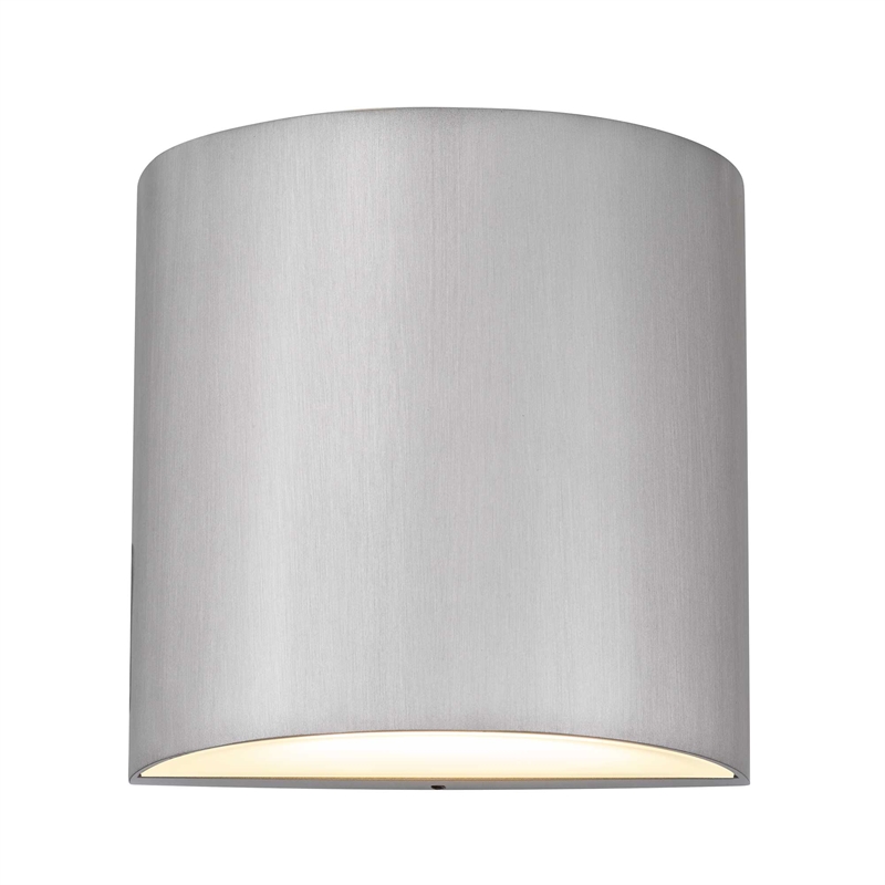 Alteck Veil   LED Outdoor Wall Light in Silver