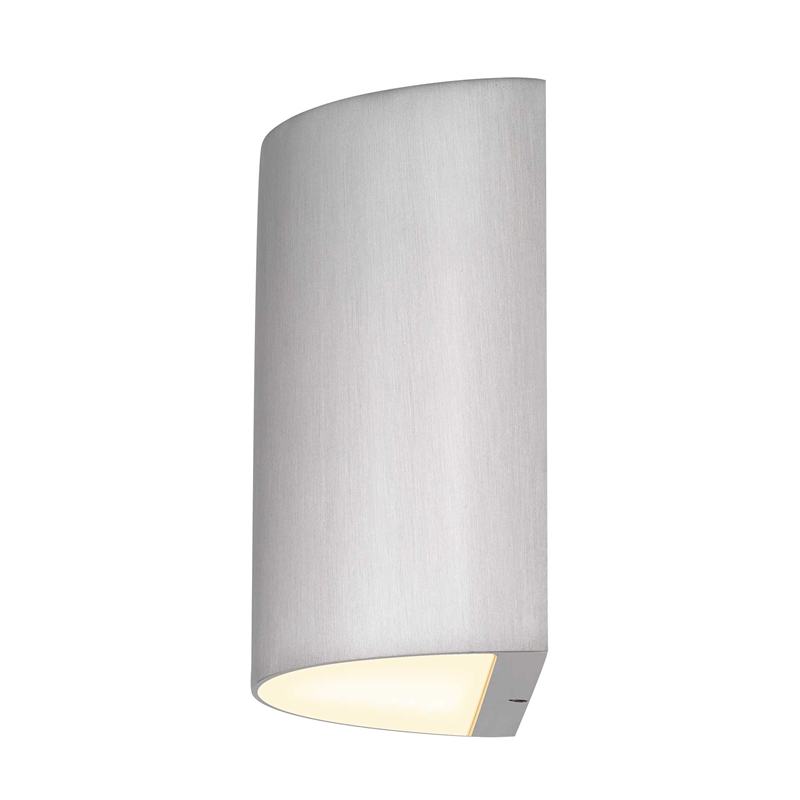 Alteck Veil   LED Outdoor Wall Light in Silver