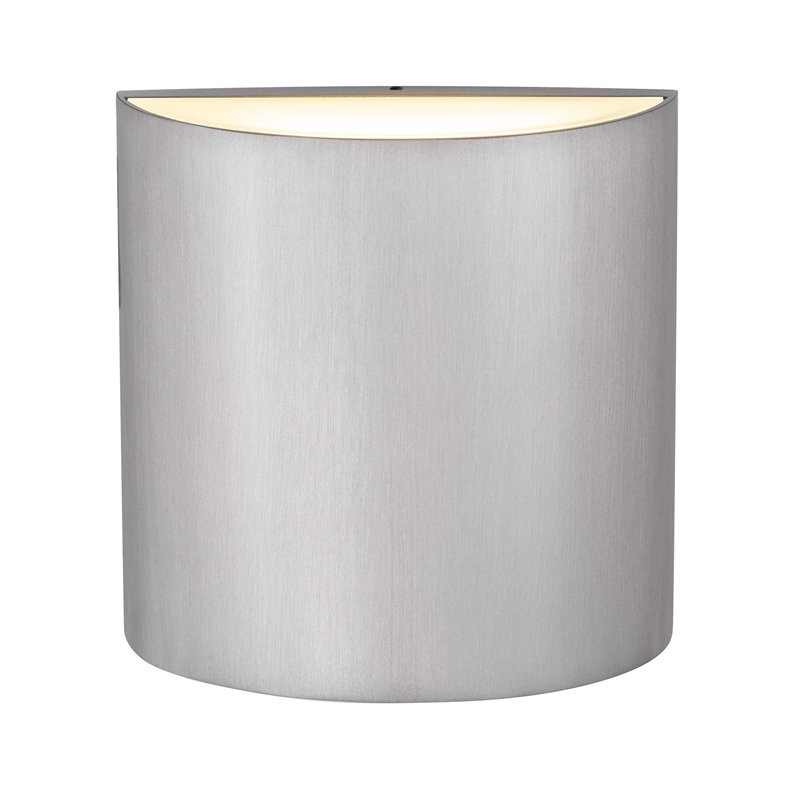 Alteck Veil   LED Outdoor Wall Light in Silver