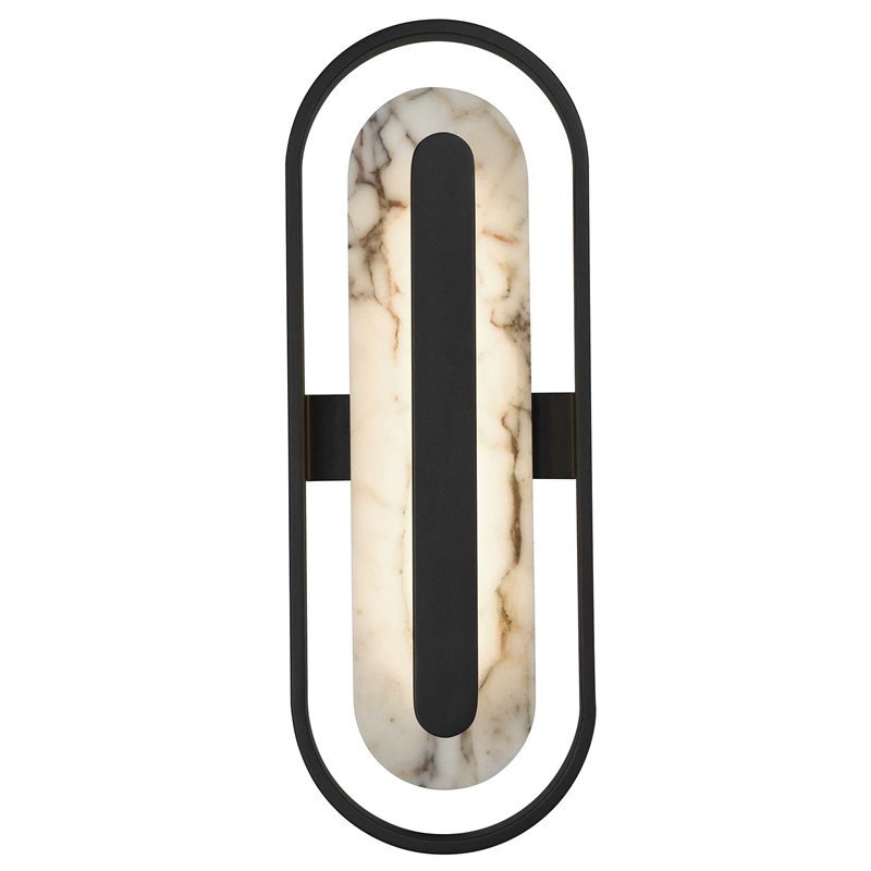 Alteck Roundabout 22 inch  LED Outdoor Wall Light in Brass