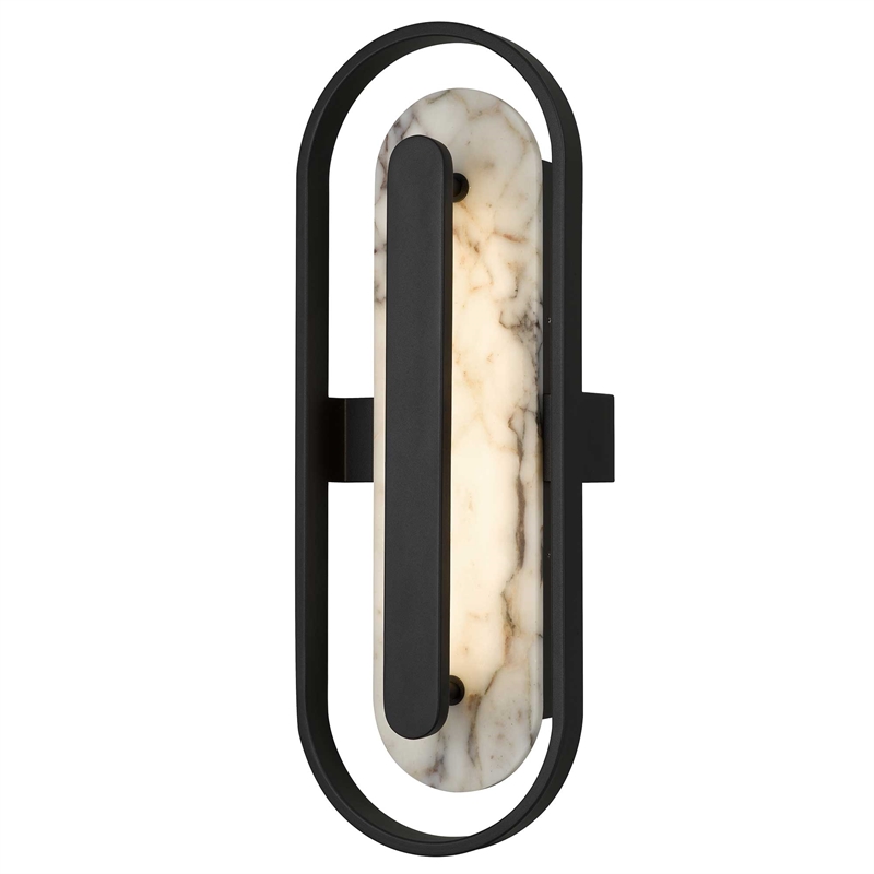 Alteck Roundabout 22 inch  LED Outdoor Wall Light in Brass