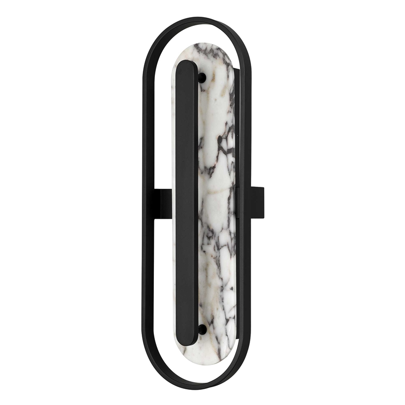 Alteck Roundabout 28 inch  LED Outdoor Wall Light in Black