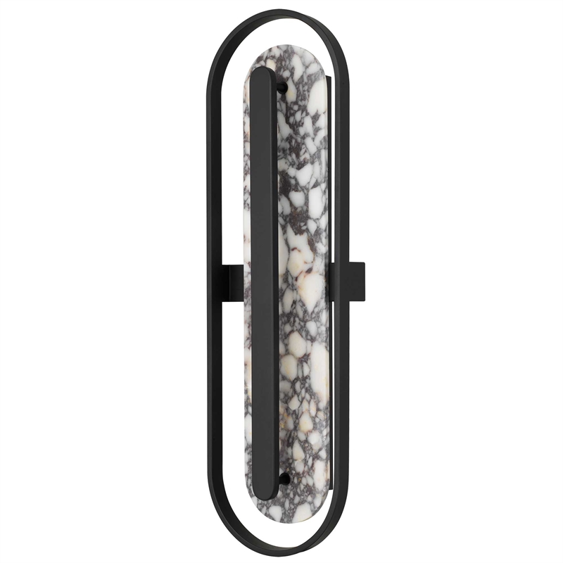 Alteck Roundabout 36 inch  LED Outdoor Wall Light in Black