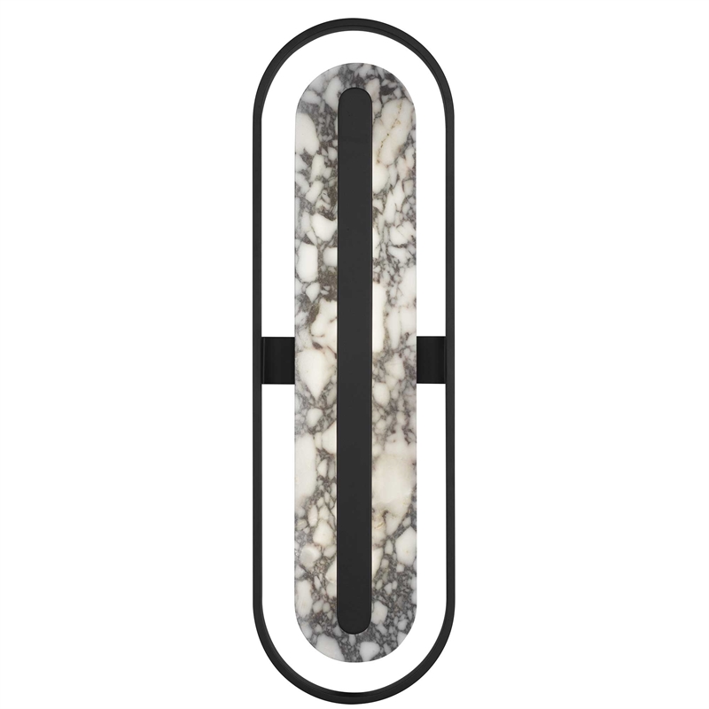 Alteck Roundabout 36 inch  LED Outdoor Wall Light in Black