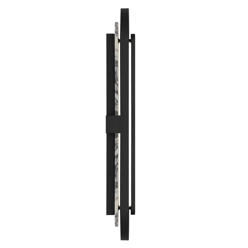 Alteck Roundabout 36 inch  LED Outdoor Wall Light in Black