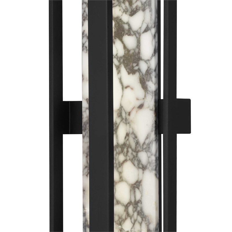 Alteck Roundabout 36 inch  LED Outdoor Wall Light in Black
