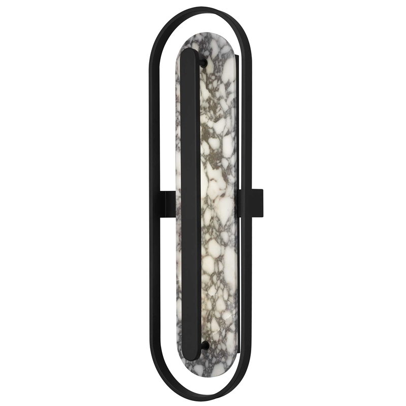 Alteck Roundabout 36 inch  LED Outdoor Wall Light in Black