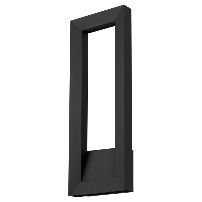 Alteck Paletto 28 inch Aluminum LED Outdoor Wall Light Black