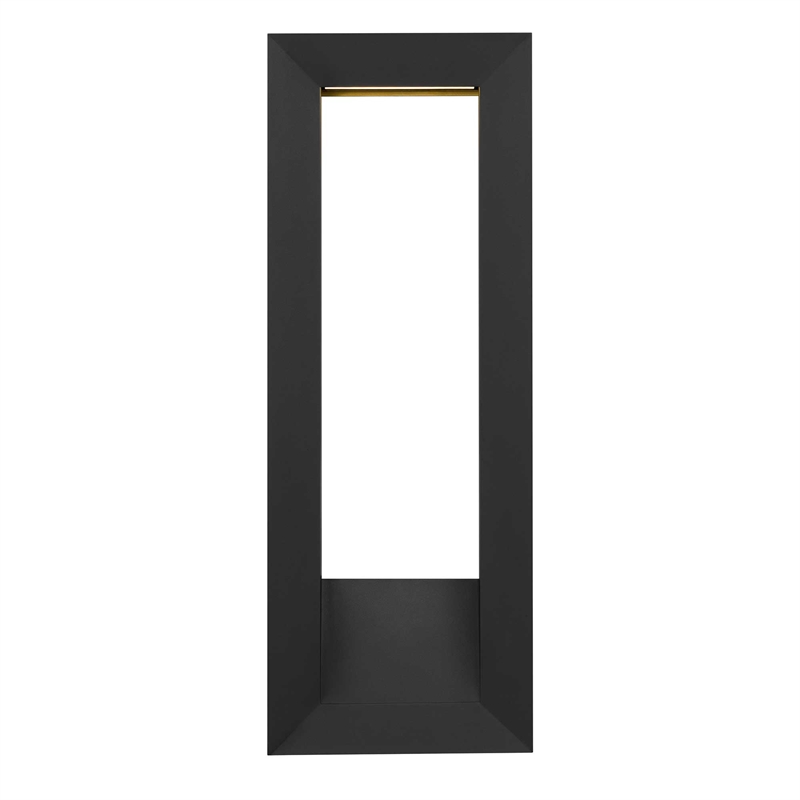 Alteck Paletto 28 inch Aluminum LED Outdoor Wall Light Black