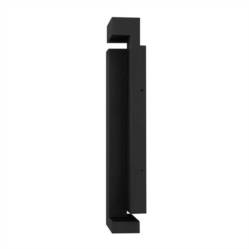 Alteck Dance 18 inch Stainless Steel LED Outdoor Wall Light Black