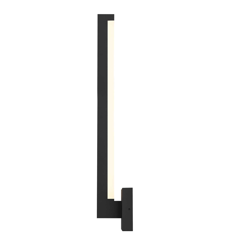 Alteck Lana 24 inch Aluminum LED Outdoor Wall Light Black
