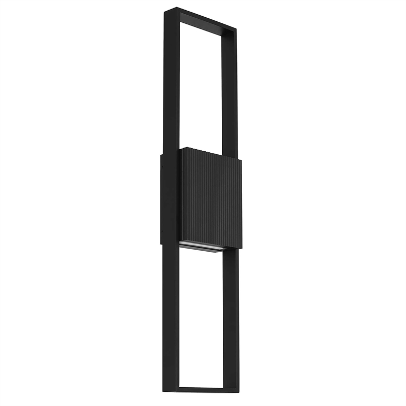 Alteck Miami 32 inch Aluminum LED Outdoor Wall Light Black