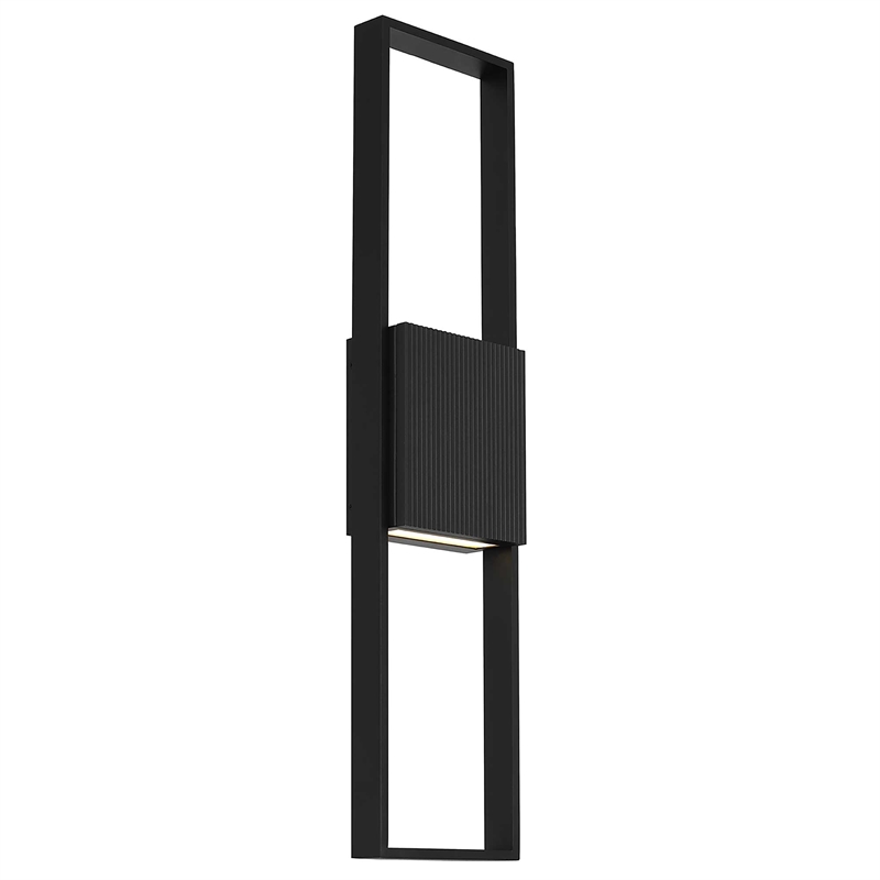 Alteck Miami 32 inch Aluminum LED Outdoor Wall Light Black