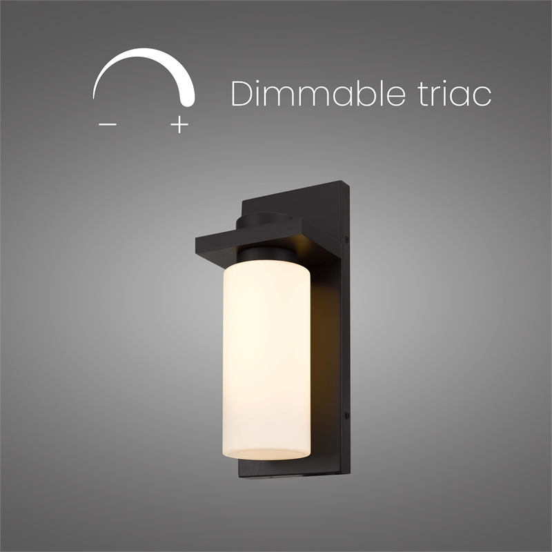 Alteck Kast 19 inch Aluminum LED Outdoor Wall Light Dark Bronze