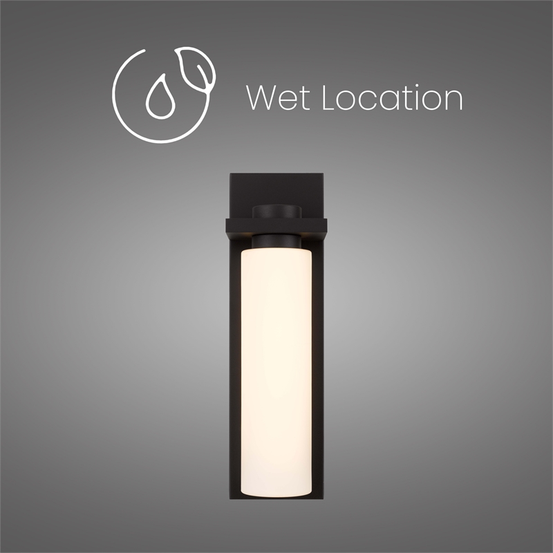 Alteck Kast 14 inch Aluminum LED Outdoor Wall Light Dark Bronze