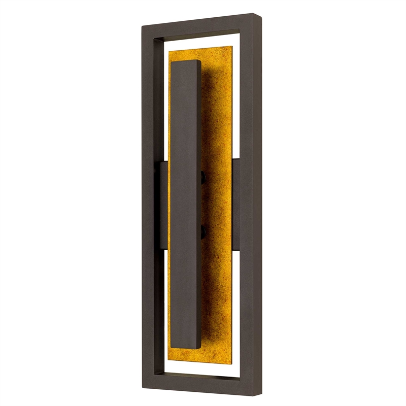 Alteck Panels 20 inch Aluminum LED Outdoor Wall Light in Bronze
