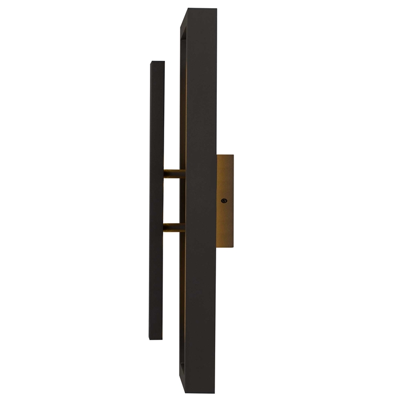 Alteck Panels 20 inch Aluminum LED Outdoor Wall Light in Bronze