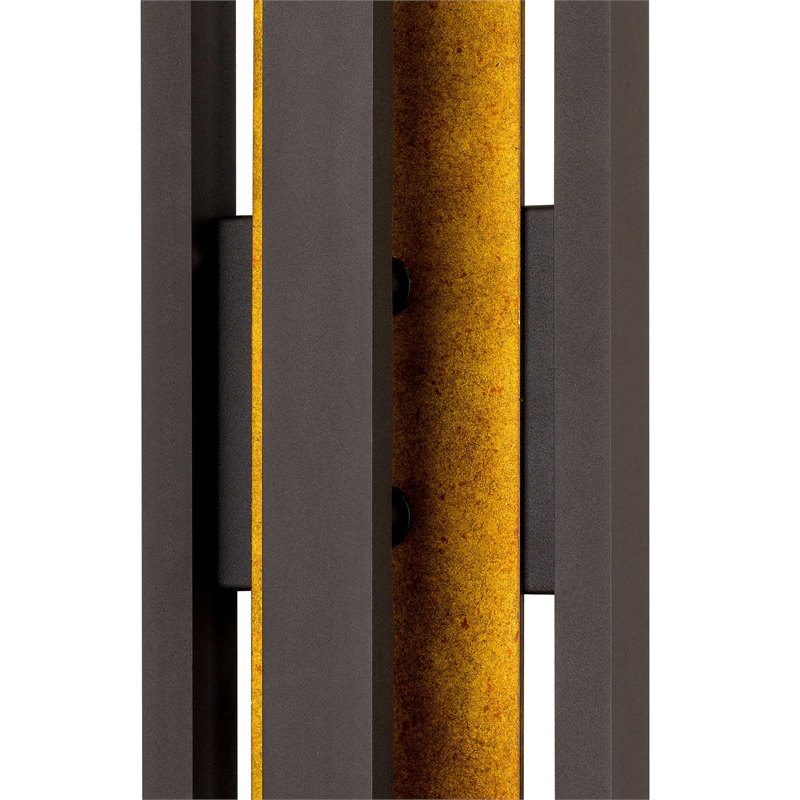 Alteck Panels 20 inch Aluminum LED Outdoor Wall Light in Bronze