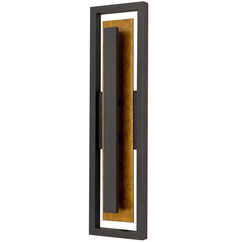 Alteck Panels 26 inch Aluminum LED Outdoor Wall Light in Bronze