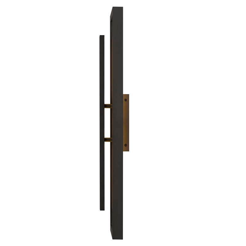 Alteck Panels 26 inch Aluminum LED Outdoor Wall Light in Bronze