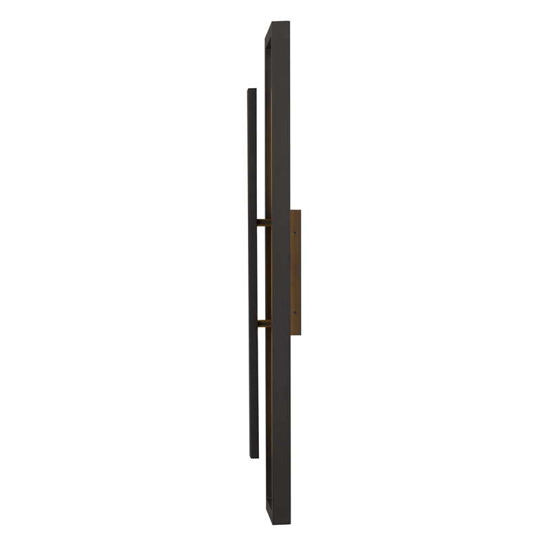 Alteck Panels 32 inch  LED Outdoor Wall Light in Bronze