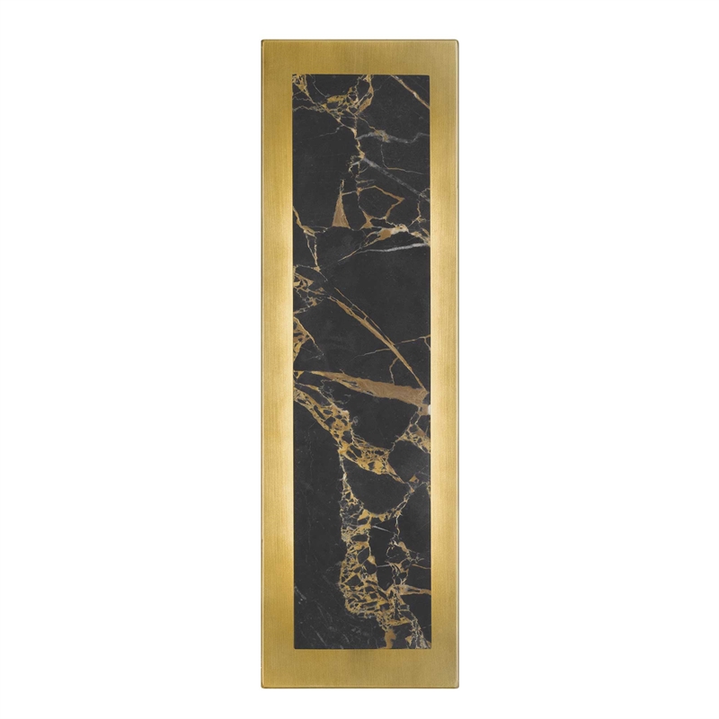 Alteck Zoey 18 inch Aluminum and Marble LED Outdoor Wall Light