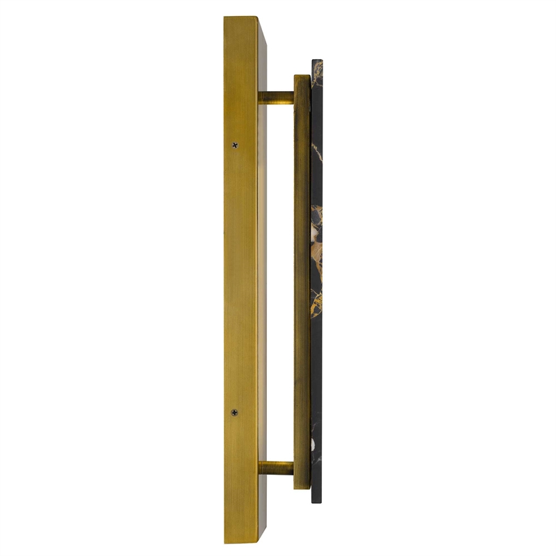Alteck Zoey 18 inch Aluminum and Marble LED Outdoor Wall Light