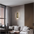Alteck Zoey 18 inch Aluminum and Marble LED Outdoor Wall Light