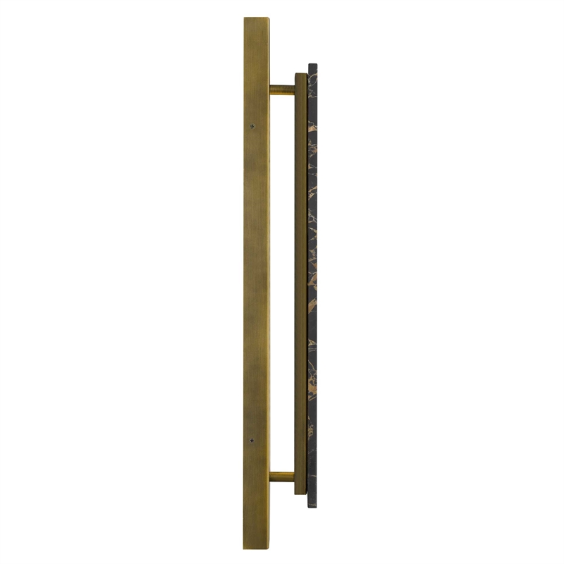 Alteck Zoey 24 inch Aluminum and Marble LED Outdoor Wall Light
