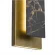 Alteck Zoey 24 inch Aluminum and Marble LED Outdoor Wall Light
