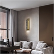 Alteck Zoey 24 inch Aluminum and Marble LED Outdoor Wall Light