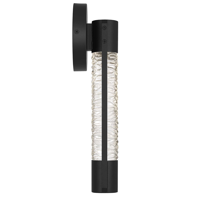 Alteck Tig 14 inch Outdoor Aluminum LED Wall Sconce in Black