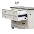 Ashford & Sons Wood Lateral File With Locking Legal/Letter File Drawer in White