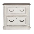 Ashford & Sons White Jr Executive Media Lateral File with 2 Locking Drawers