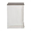 Ashford & Sons White Jr Executive Media Lateral File with 2 Locking Drawers