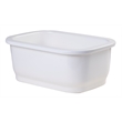 Small Rectangular Fireclay Undermount or Drop In Prep / Bar Sink