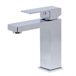 ALFI brand AB1229-PC Polished Chrome Square Single Lever Bathroom Faucet