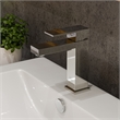 ALFI brand AB1229-PC Polished Chrome Square Single Lever Bathroom Faucet