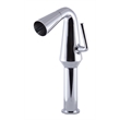 AB1792-PC Polished Chrome Single Hole Tall Cone Waterfall Bathroom Faucet