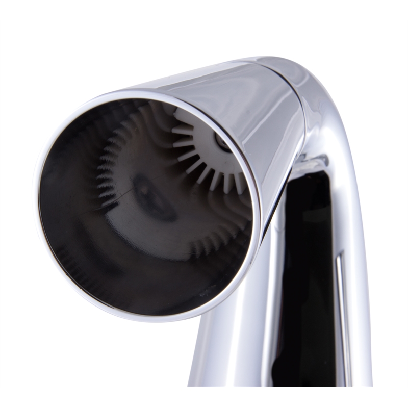 AB1792-PC Polished Chrome Single Hole Tall Cone Waterfall Bathroom Faucet