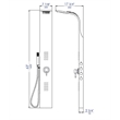 ALFI brand ABSP30 Stainless Steel Shower Panel with 2 Body Sprays