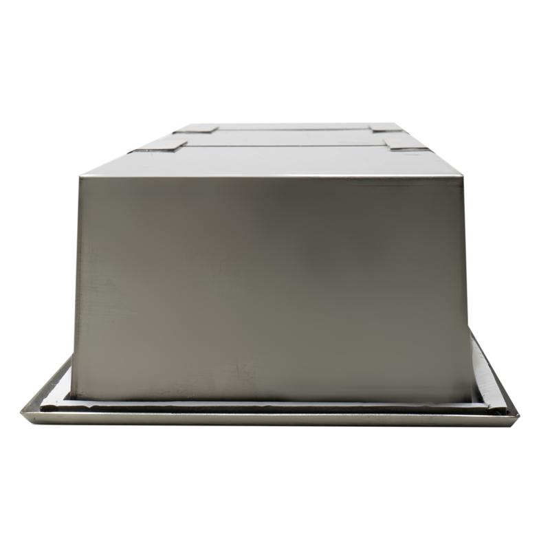 ALFI brand ABN0836-BSS 8 x 36 Stainless Steel Vertical  Bath Shower Niche