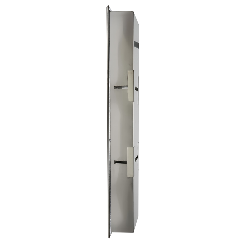 ALFI brand ABN0836-BSS 8 x 36 Stainless Steel Vertical  Bath Shower Niche