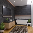 ALFI brand AB8832 67 inch White Acrylic Rectangular Free Standing Bathtub