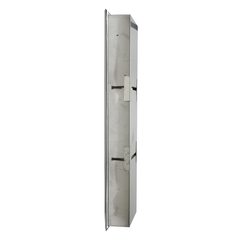 ALFI brand ABN0836-PSS 8 x 36 Stainless Steel Vertical  Bath Shower Niche