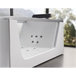 EAGO AM152ETL-5 5 ft Clear Rectangular White Acrylic Whirlpool Bathtub