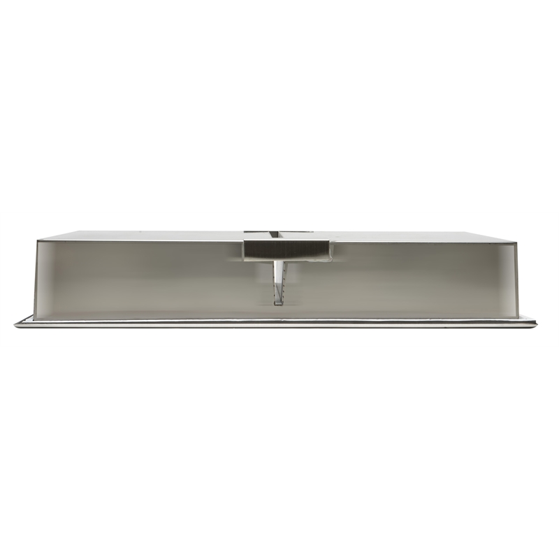 ALFI brand ABN1224-BSS 12 x 24 Stainless Steel Vertical Bath Shower Niche