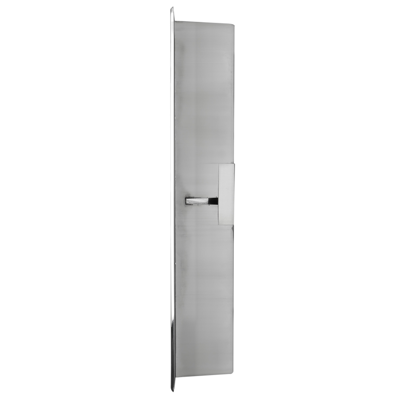 ALFI brand ABN1224-PSS 12 x 24 Stainless Steel Vertical Bath Shower Niche